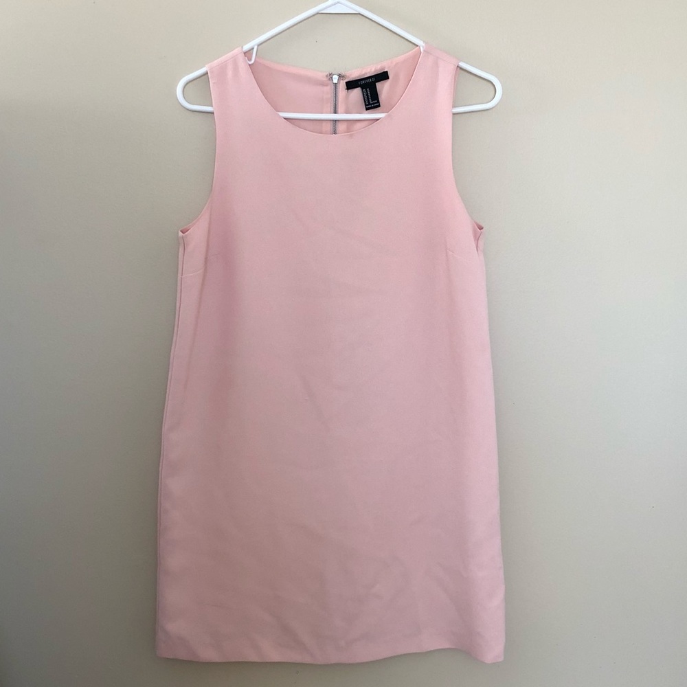 peach summer dress